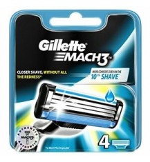 GILLETTE MACH3 Wkłady do maszynek do golenia, 4 szt