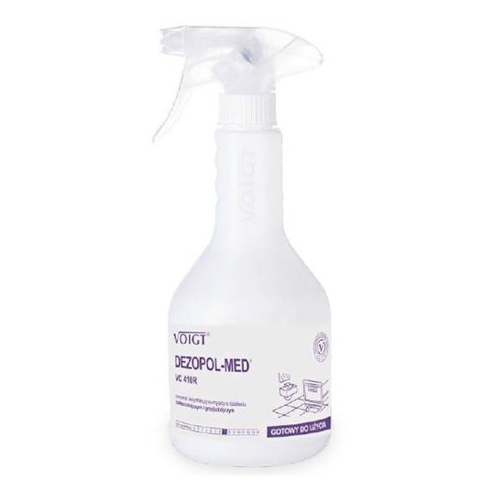 VOIGT VC 410R DEZOPOL-MED Środek dezynfekcyjno-myjący o działaniu bakteriobójczym i grzybobójczym, 600 ml