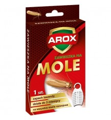 AROX - Zawieszka na mole odzieżowe o zapachu lawendy, 1 szt 