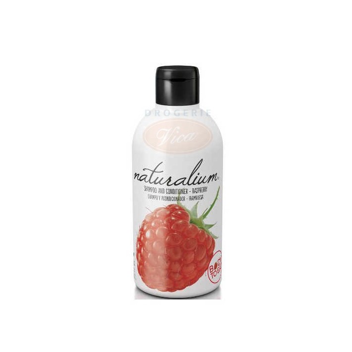 NATURALIUM Malinowy szampon z odżywką, 400 ml