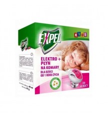 EXPEL Kids Elektro + płyn na komary 60 nocy