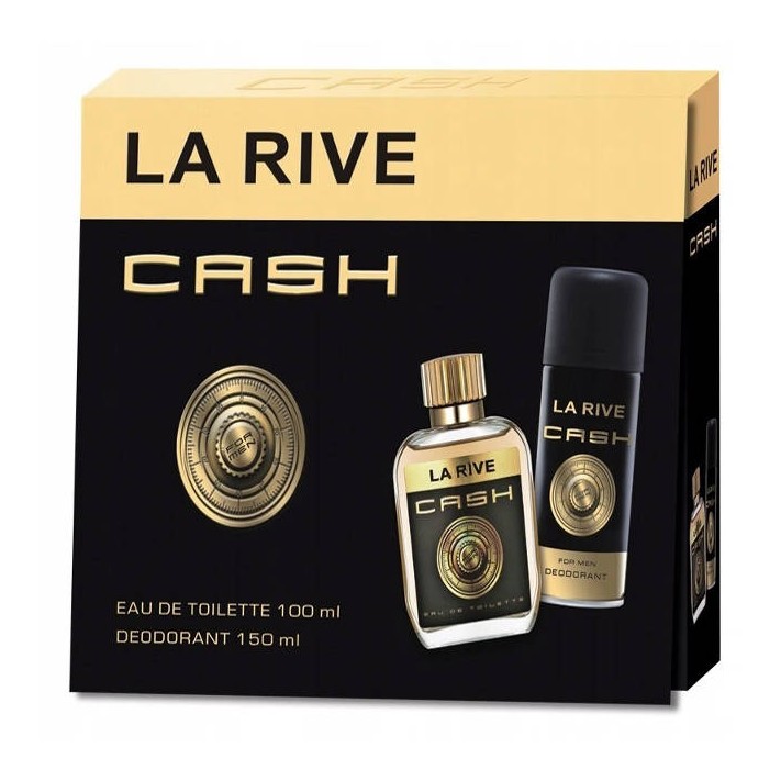 LA RIVE Zestaw prezentowy CASH, woda toaletowa 100 ml + dezodorant 150 ml 