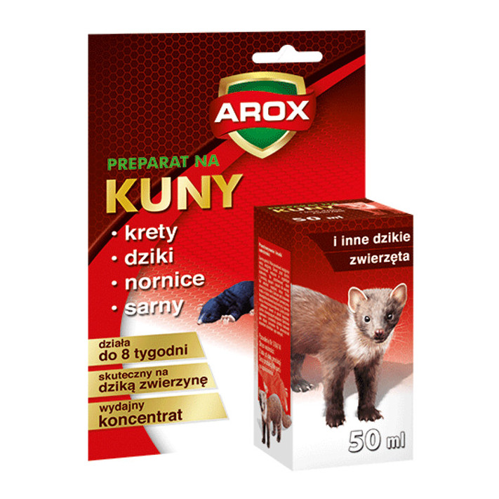 AROX Preparat na kuny i inne dzikie zwierzęta, 50 ml