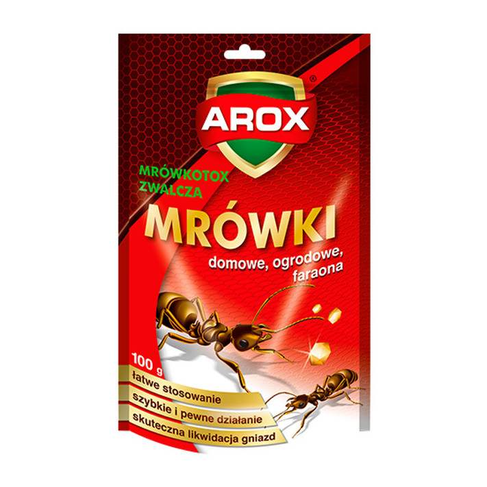 AROX MRÓWKOTOX Preparat na mrówki domowe, ogrodowe i faraona, 100 g