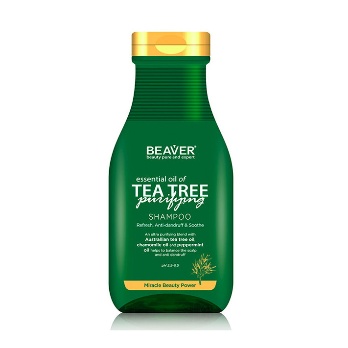BEAVER TEA TREE Szampon do włosów, 350 ml
