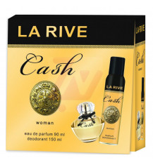 LA RIVE Zestaw prezentowy CASH, woda perfumowana 90 ml +...
