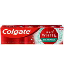 COLGATE MAX WHITE Pasta do zębów CLAY MINERALS, 75 ml 