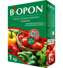 BIOPON Nawóz do pomidorów i papryki granulat, 1 kg.