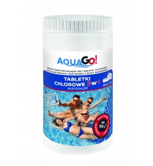 AQUA GO Tabletki chlorowe do basenu MULTICHLOR, 5 x 200 g