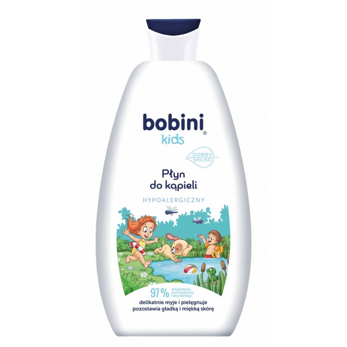 BOBINI Kids płyn do kąpieli dla dzieci HYPOALERGICZNY, 500  ml 