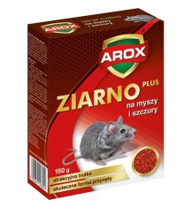 AROX Trutka na myszy i szczury ZIARNO PLUS, 150 g 