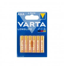 VARTA Baterie alkaliczne LR03 AAA LONGLIFE, 6 szt