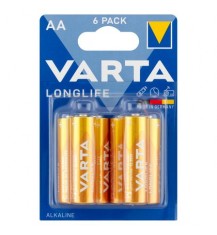 VARTA Baterie alkaliczne AA LR6 LONGLIFE, 6 szt