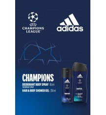 ADIDAS Zestaw prezentowy UEFA 8, dezodorant spray 150 ml...