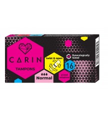 CARIN Tampony NORMAL, 16 szt