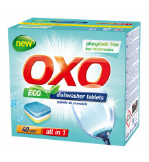 OXO Tabletki do zmywarki ALL IN 1, 40 szt
