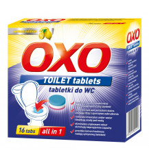 OXO Tabletki do wc All in 1 LEMON, 16 szt