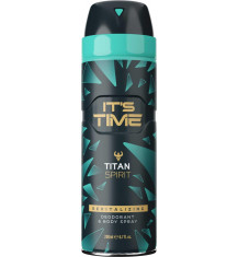 IT'S TIME Dezodorant męski TITAN SPIRIT, 200 ml