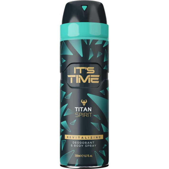 IT'S TIME Dezodorant męski TITAN SPIRIT, 200 ml