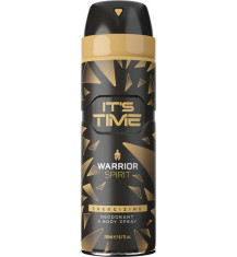 IT'S TIME Dezodorant męski WARRIOR SPIRIT, 200 ml