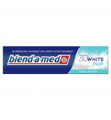 BLEND-A-MED 3D WHITE FRESH Pasta do zębów COOL WATER, 100 ml