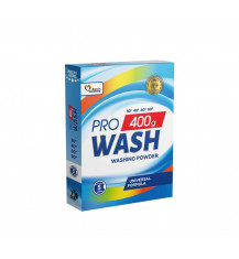PRO WASH Uniwersalny proszek do prania 5 prań, 400 g
