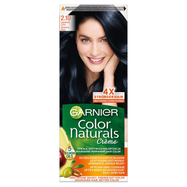 GARNIER COLOR NATURALS Farba do włosów 2.10 JAGODOWA CZERŃ