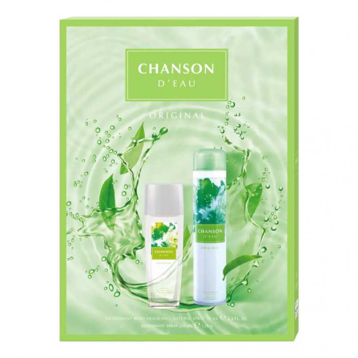 CHANSON Zestaw prezentowy ORGINAL woda perfumowana 75 ml + dezodorant spray 200 ml