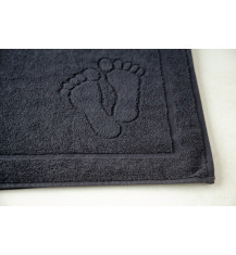 TEXPOL Ręcznik bawełniany stopki ANTRACYT 50X70, 1 szt 