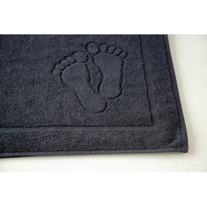 TEXPOL Ręcznik bawełniany stopki ANTRACYT 50X70, 1 szt 