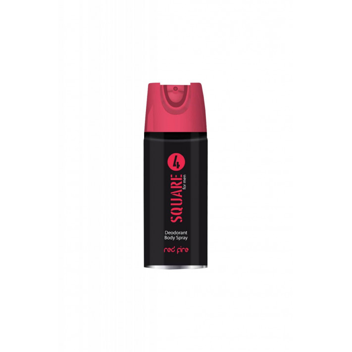 4 SQUARE Dezodorant męski RED FIRE, 150 ml