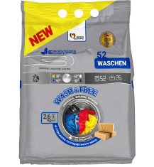 WASH&FREE Proszek do prania UNIWERSALNY 52 prania, 2,6 kg
