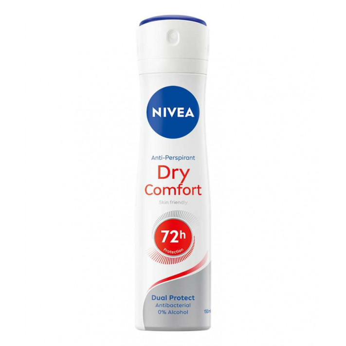 NIVEA Antyperspirant damski w sprayu DRY COMFORT, 150 ml