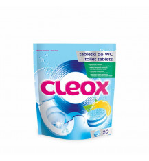 CLEOX Tabletki do czyszczenia WC CYTRYNA-MIĘTA, 20 x 25 g