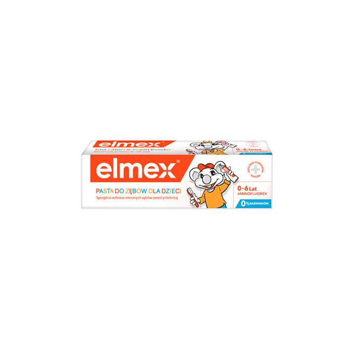ELMEX Pasta do zębów dla dzieci 0-6 lat, 50 ml 