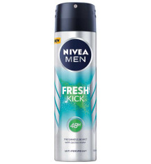 NIVEA MEN Antyperspirant męski w sprayu FRESH KICK, 150 ml 