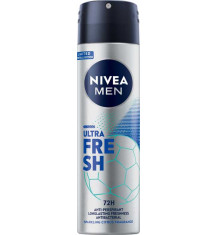 NIVEA MEN Antyperspirant męski w sprayu ULTRA FRESH, 150 ml