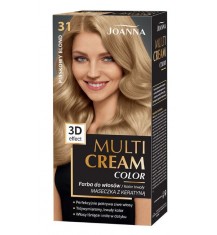 JOANNA MULTI CREAM COLOR Farba do włosów 31 PIASKOWY BLOND