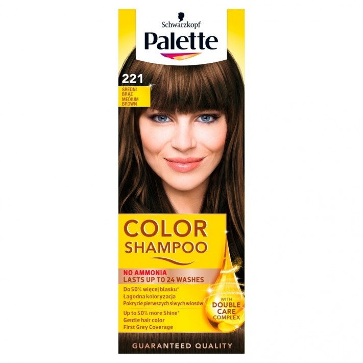 PALETTE COLOR Shampoo szampon koloryzujący Średni brąz 221
