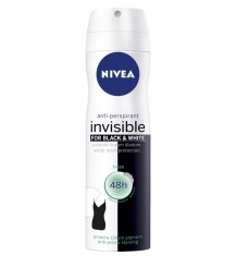 NIVEA Antyperspirant damski w sprayu BLACK&WHITE, 150 ml