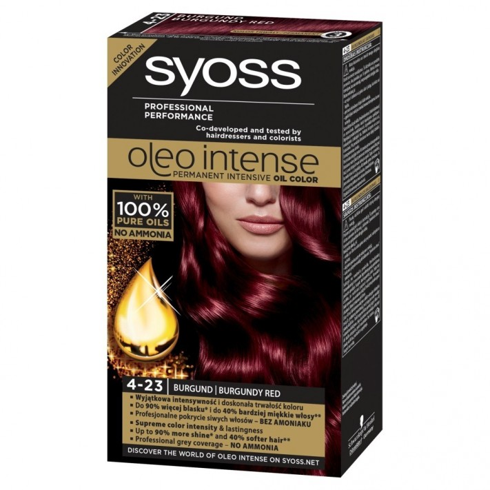 SYOSS OLEO INTENSE Farba do włosów 4-23 BURGUND