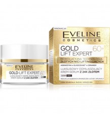 EVELINE GOLD LIFT EXPERT Krem-serum do twarzy 60+,...
