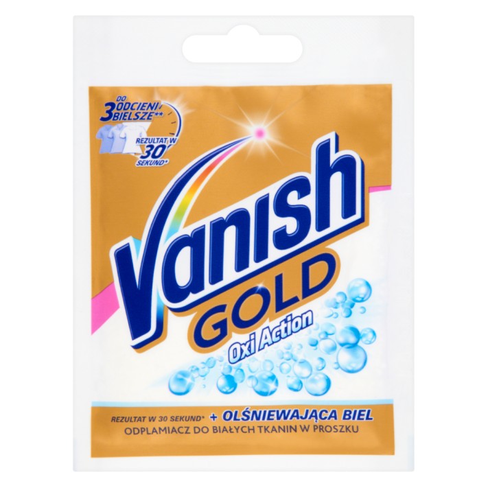Vanish Gold Oxi Action Odplamiacz do białych tkanin w proszku 30 g