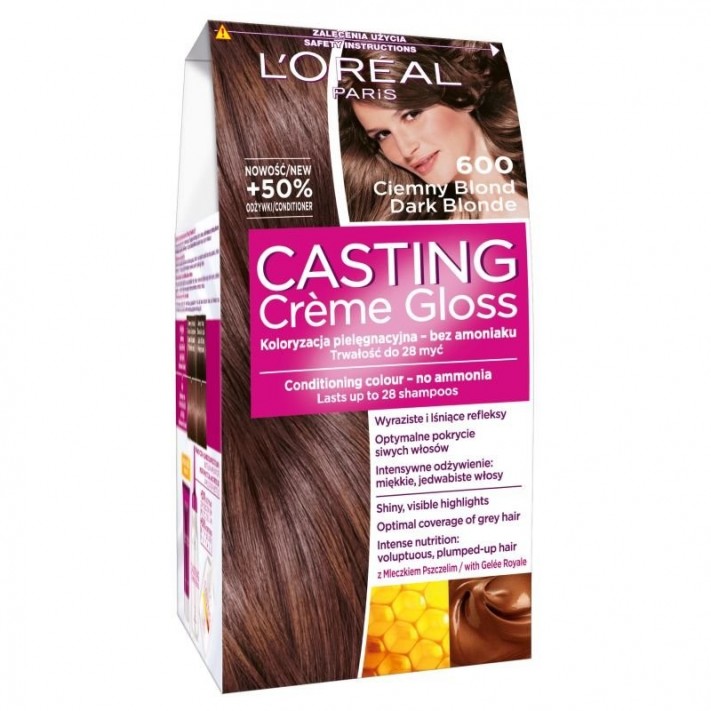 L'OREAL CASTING CREME GLOSS Farba do włosów 600 CIEMNY BLOND