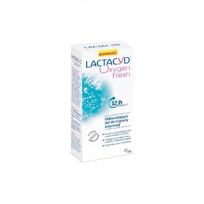 LACTACYD Żel do higieny intymnej Oxygen Fresh, 200 ml
