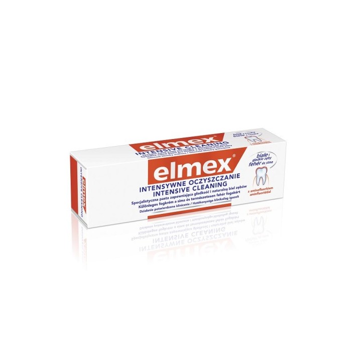 ELMEX Intensywne czyszczenie z amino fluorem pasta do zębów 50ml  